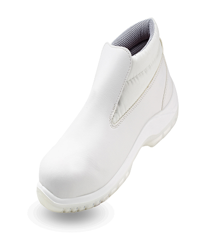 Mocassin haut blanc S2 SRC