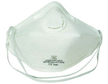 Demi-masque pliable avec valve FFP2 NR D