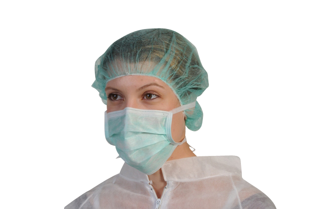 Masque de chirurgie 3 plis vert