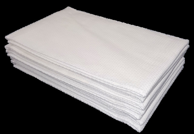 Serviettes de bain AIRLAID blanc